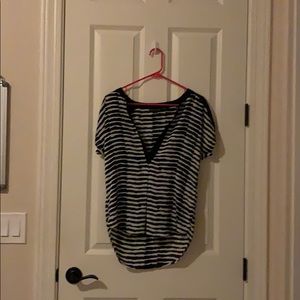 Black and white striped shirt